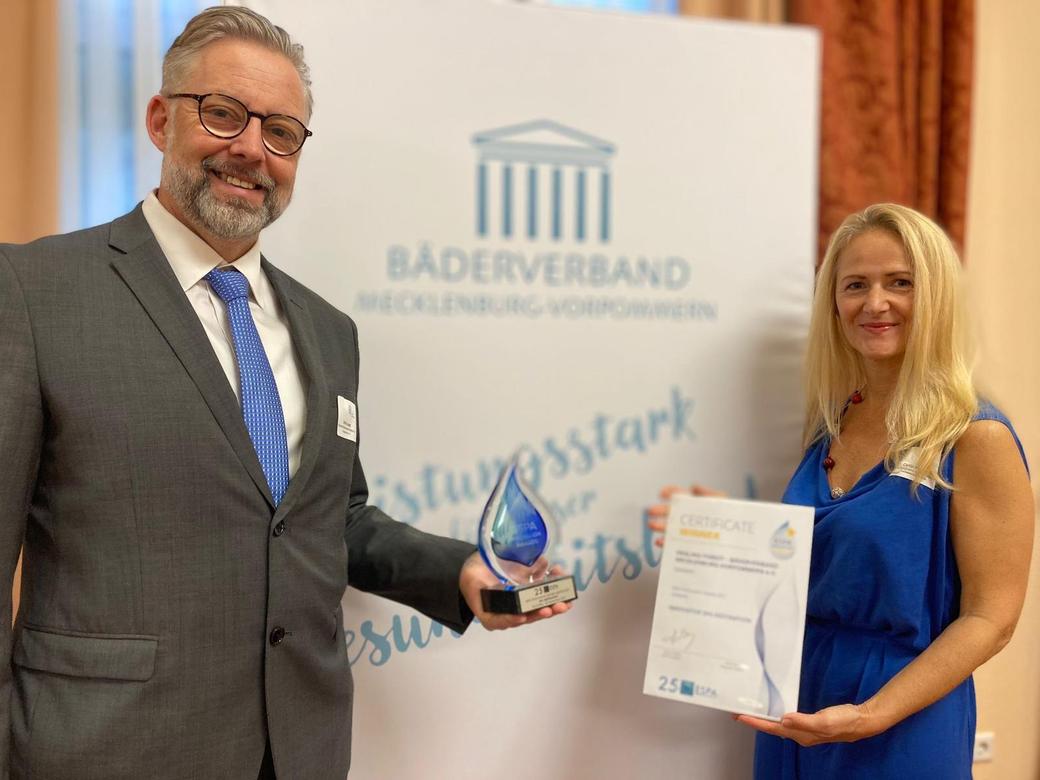 Bäderverband Mecklenburg-Vorpommern erhält für sein Projekt «Heilwälder und Kurwälder in Mecklenburg-Vorpommern» den europäischen Preis für die INN...