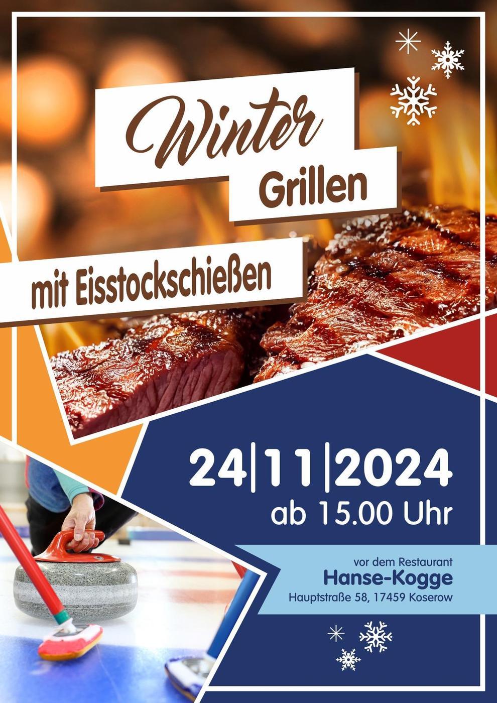 Wintergrillen mit Eisstockschießen