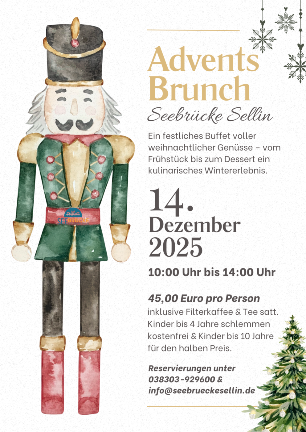Adventsbrunch Plakat 2025
