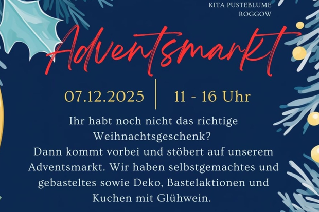 AdventsmarktKitaVeranstaltungskalender 30 x 20 cm