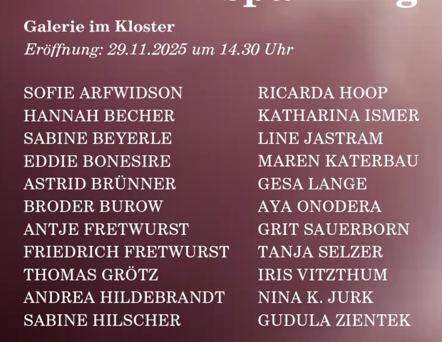 Ausstellung Silent moments sparkling