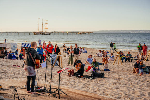 Barfußkonzert in Binz