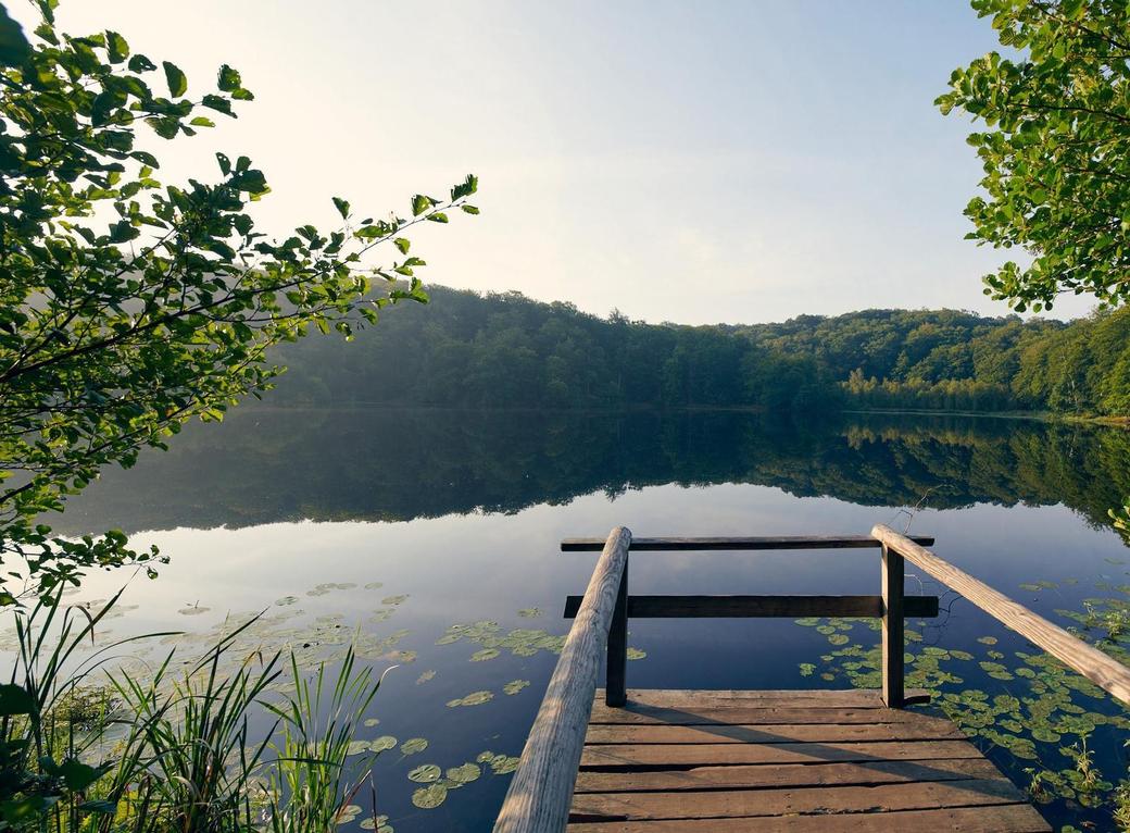 Schwarzer See in der Granitz