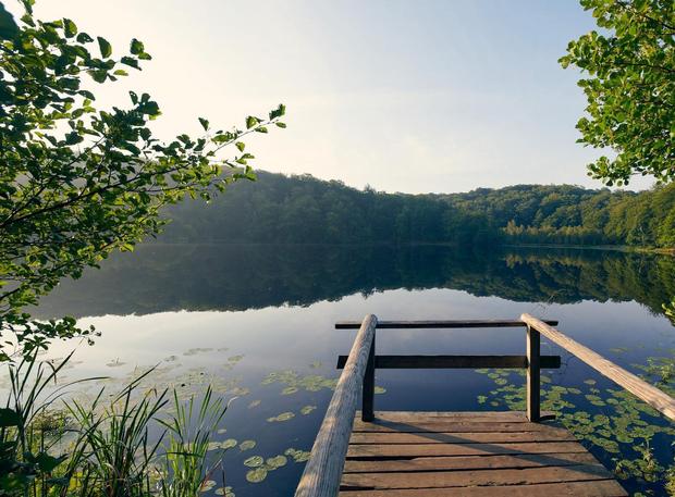 Schwarzer See in der Granitz