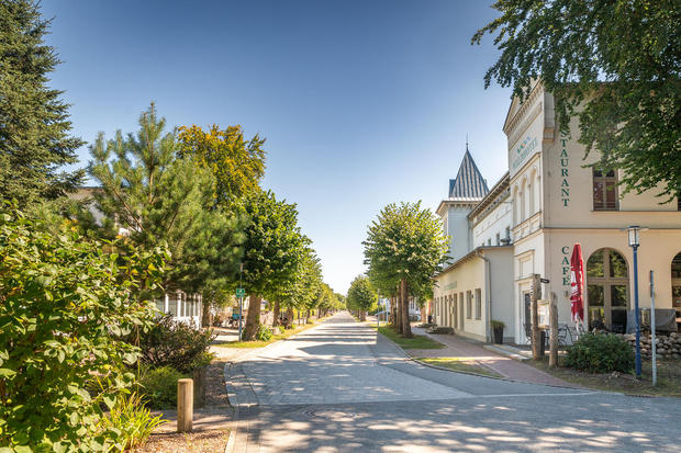 Blick in die Kurstraße