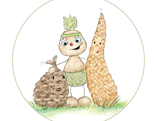 2-maskottchen-schlaubatz-atantje-joost-hirsekorn