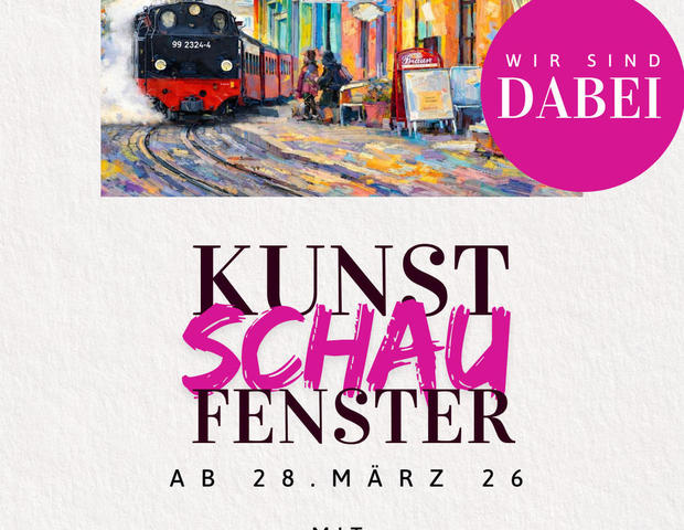 Kunstschaufenster Plakat