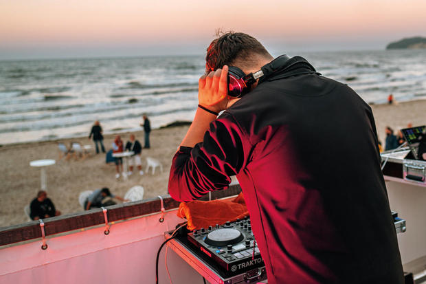 Livemusik am Strand