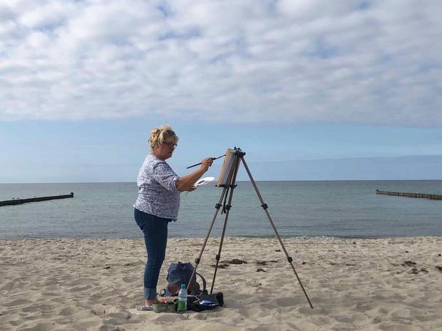 Julia Asfour – Malreise nach Ahrenshoop