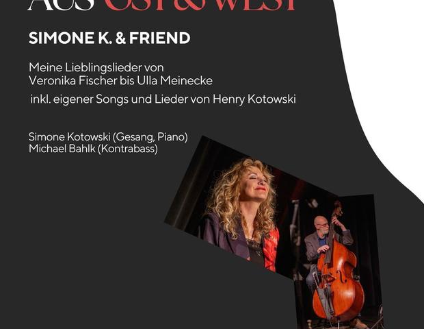 SIMONE K. & FRIEND Flyer Balladen aus Ost und West