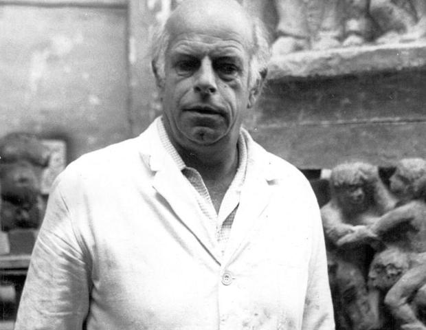 Reinhard-Schmidt-im-Atelier