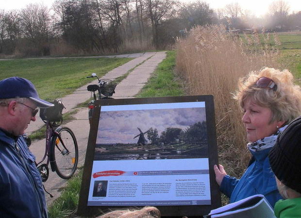Radtour entlang des Kunstpfades Ahrenshoop