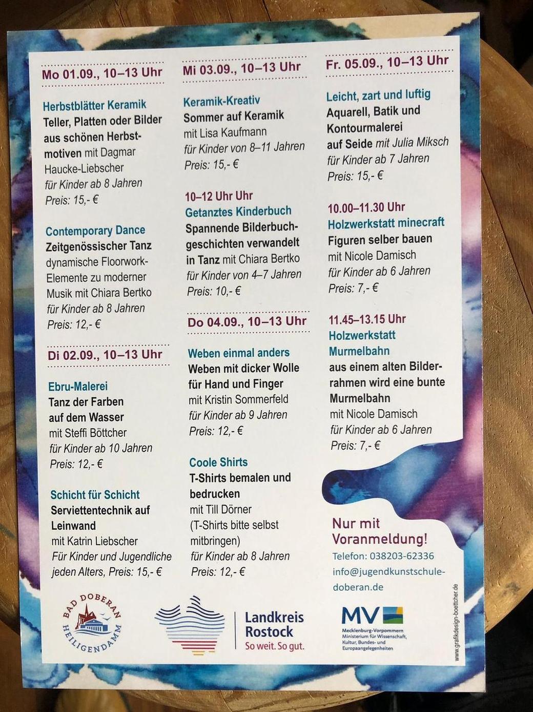 Sommerferienprogramm 2025