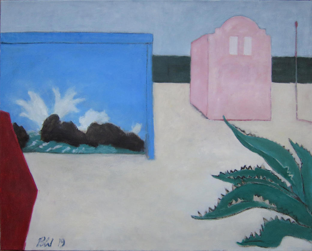 Meer und Meer, Ch. Pohl, Öl auf Lw 2019, 60 x 100 cm
