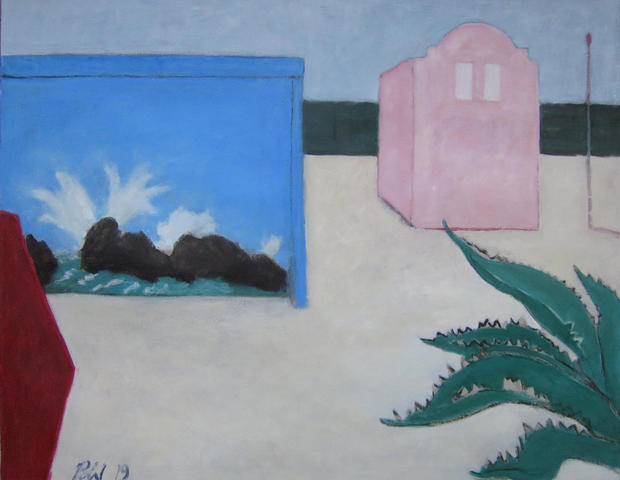 Meer und Meer, Ch. Pohl, Öl auf Lw 2019, 60 x 100 cm