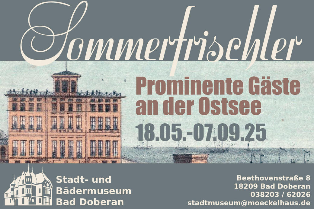 Sommerfrischler – Prominente Gäste an der Ostsee