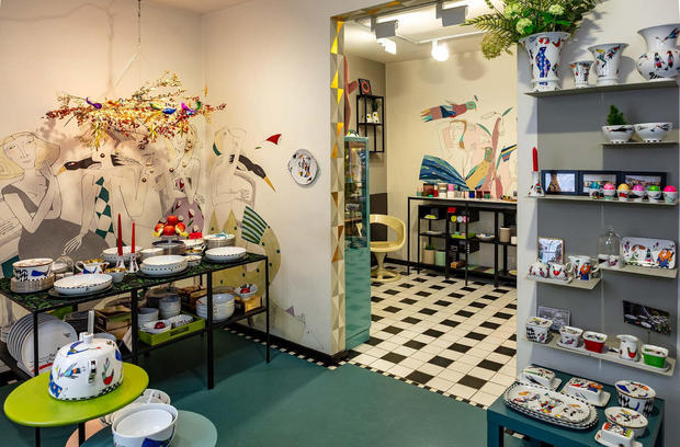 Weihnachtsgäste bei der Narrenkeramik