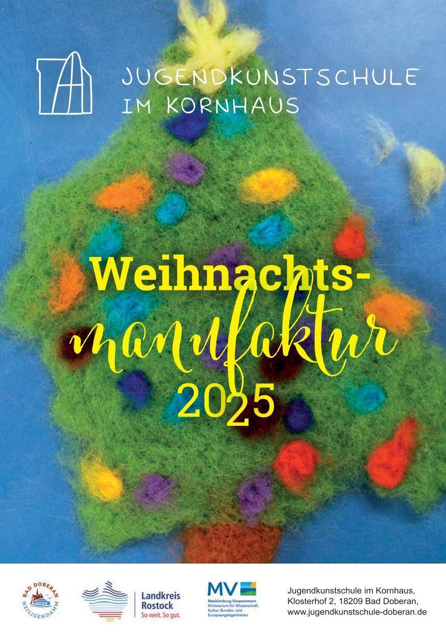 Weihnachtsmanufaktur 2025 Deckblatt